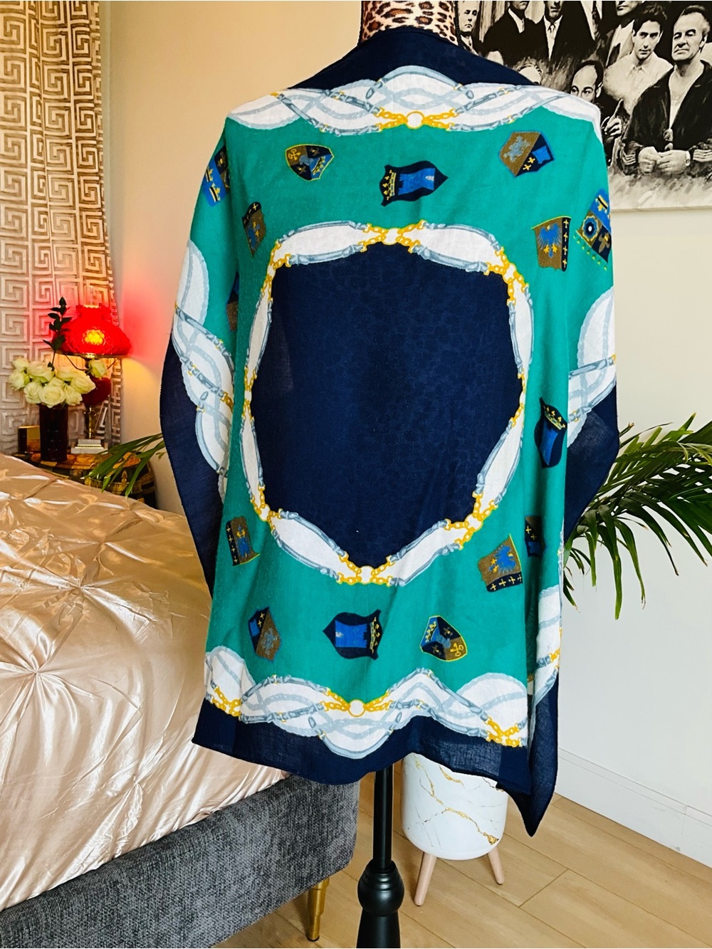 70s Nautical British Scarf - Picture 9 of 10